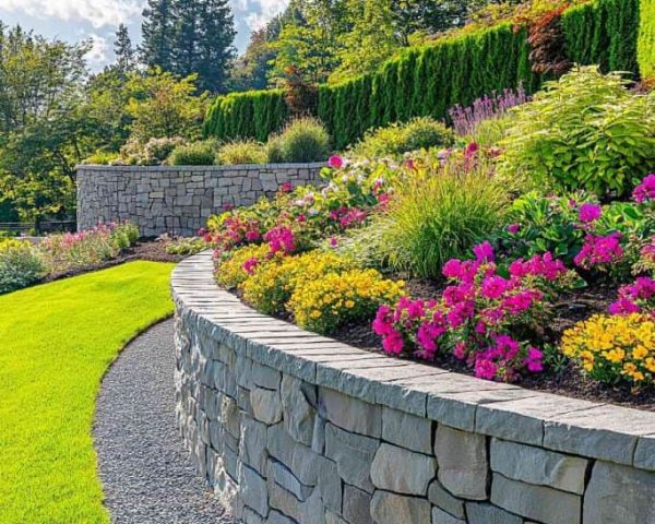Interlocking Retaining Wall