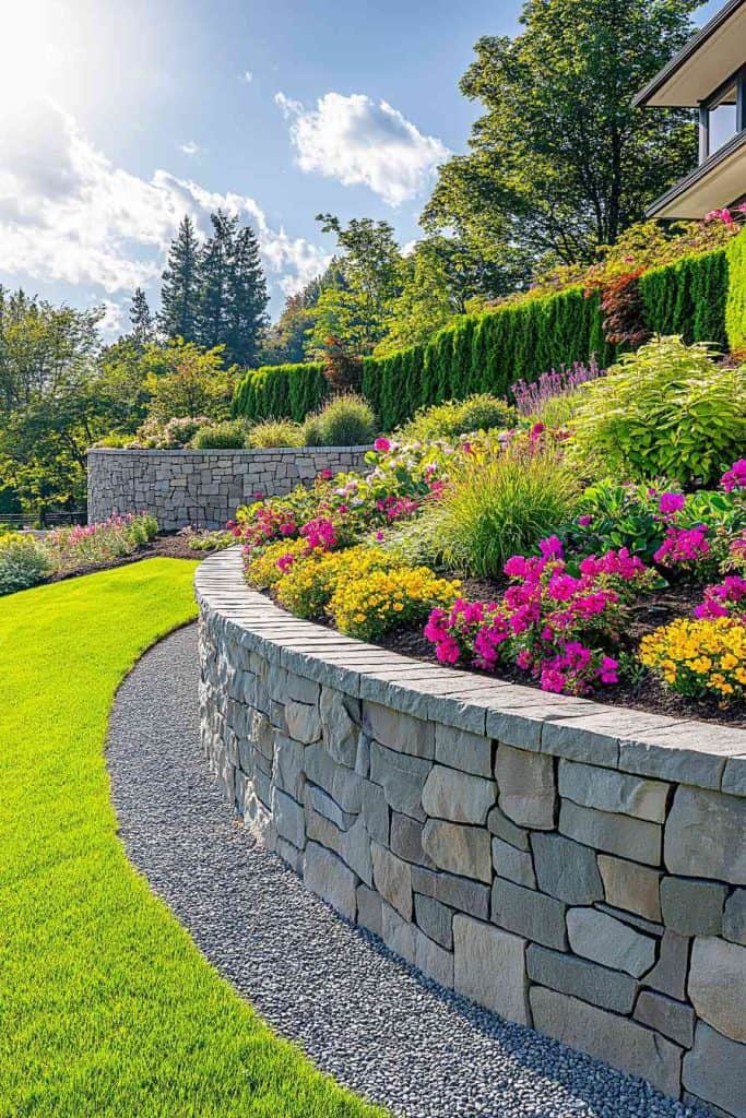 Interlocking Retaining Wall