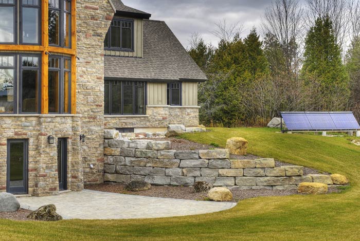 Armour Retaining Wall