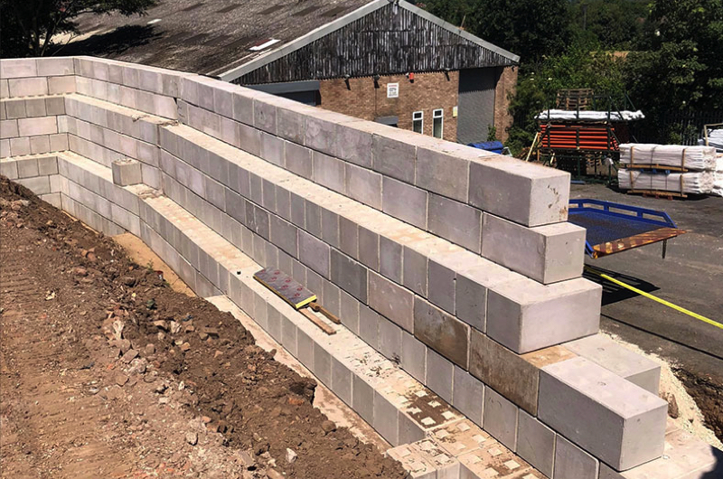 Block Retaining Wall